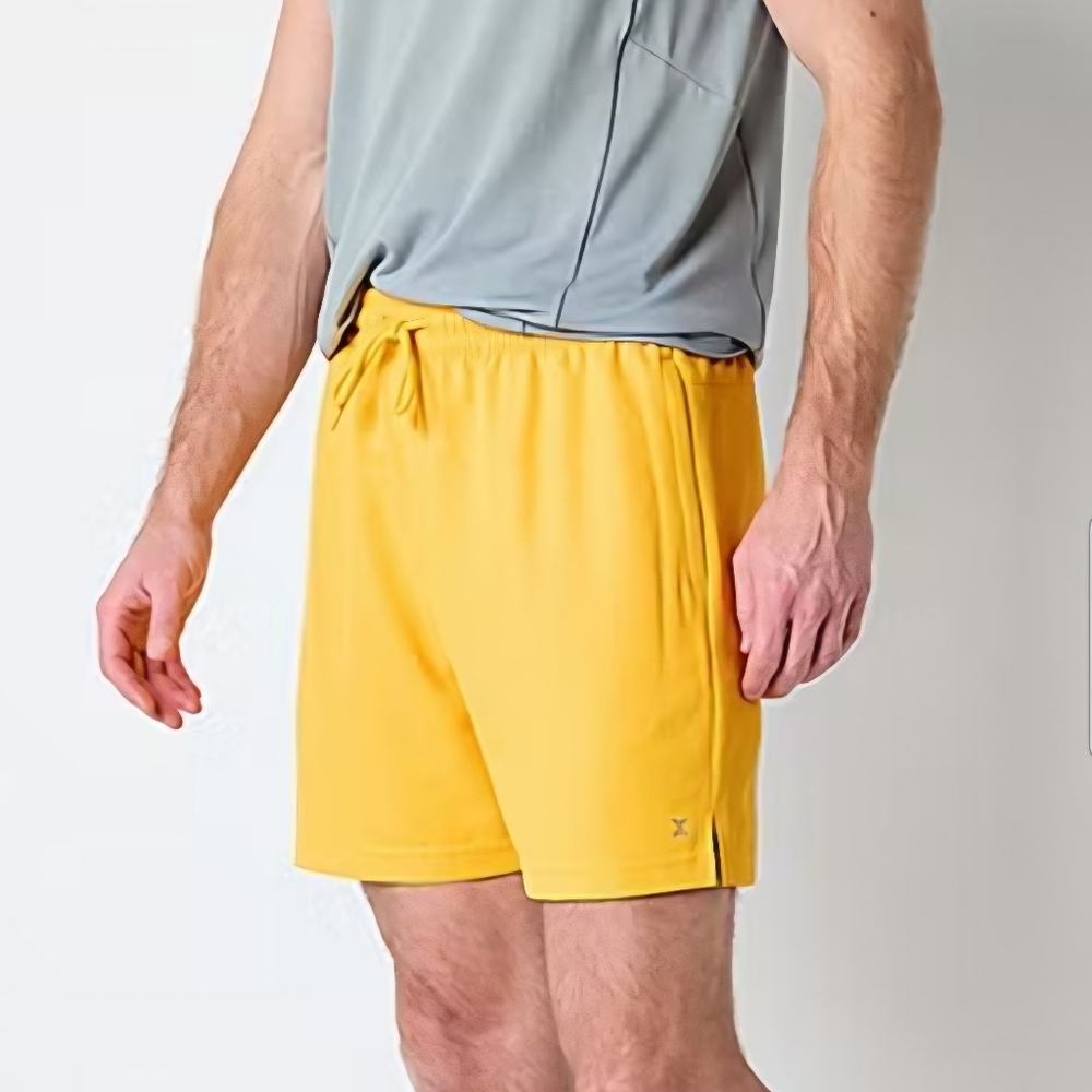 Xersion Yellow Athletic Men Shorts - Picture 3 of 4